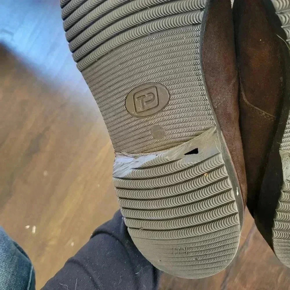 Churchs Cap Toe Derby Shoe Oxford Chocolate Brown Suede Mens 10.5 England Laceup - Picture 8 of 11